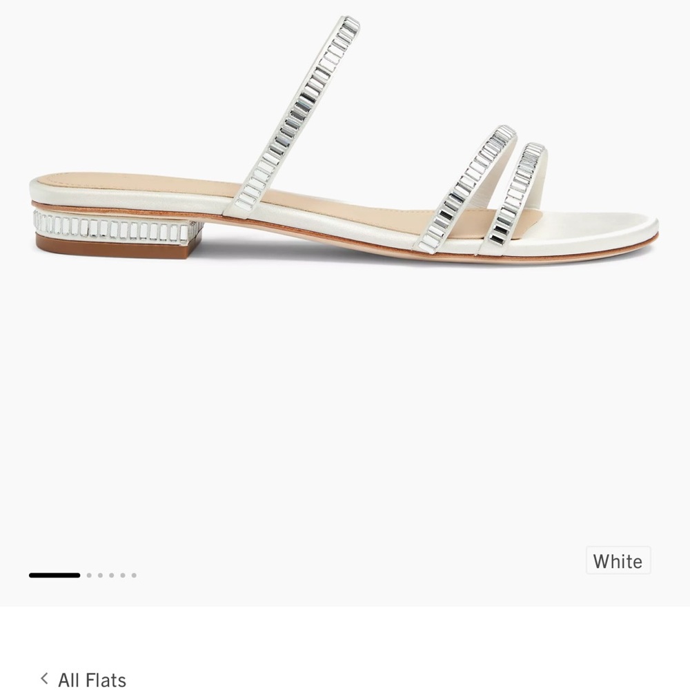Elegant White Strappy Sandals